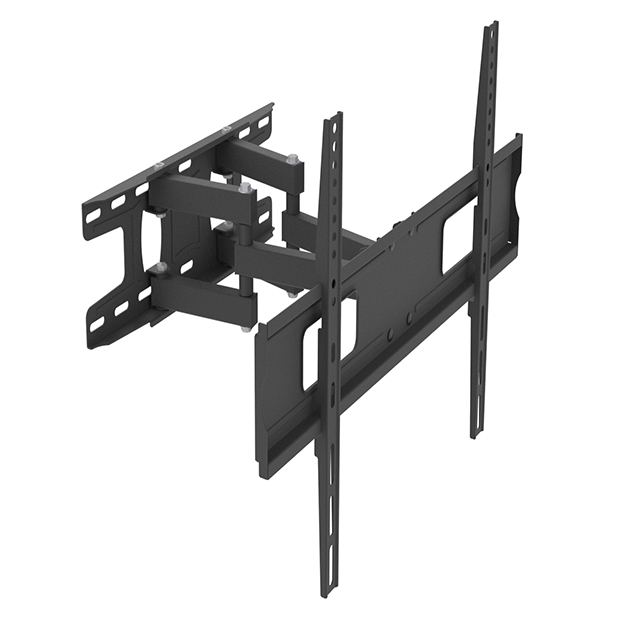 PLA67-466 Standard Solid Articulating Curved & Flat Panel TV Wall Mount For most 26"-55" curved & flat panel TVs